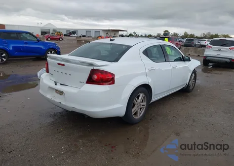 2012 Dodge Avenger Sxt из США, поврежденный, VIN 1C3CDZCB3CN194828